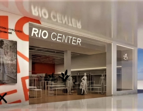 Entrada de uma loja Rio Center