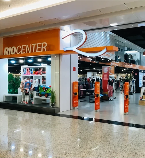 Loja Rio Center com a identidade visual renovada