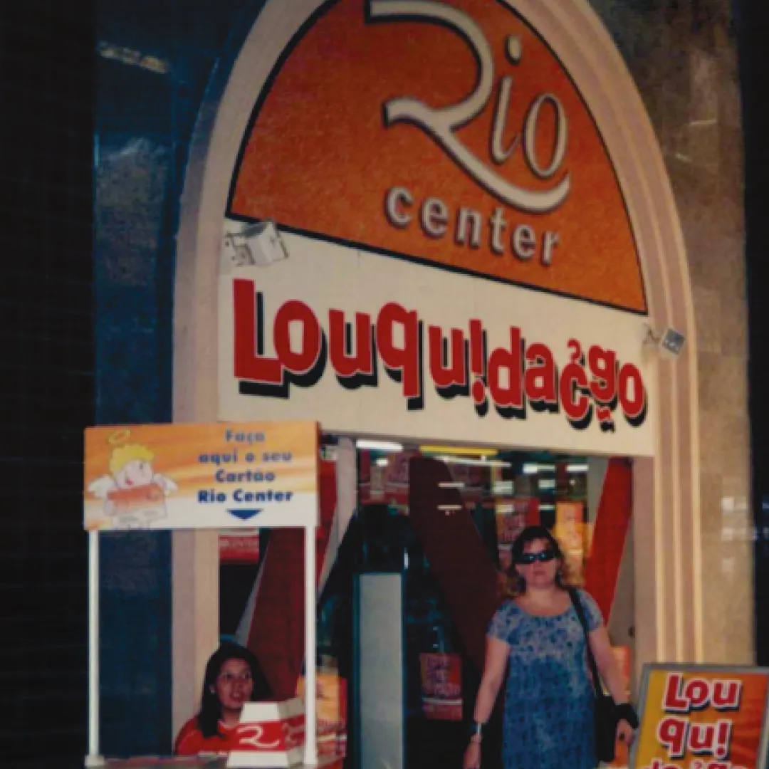 Fachada da Rio Center em 1980