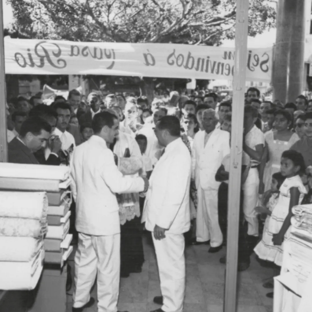 Registro histórico da Casa Rio em 1958