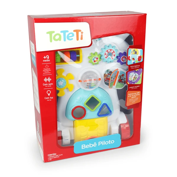 ANDADOR BEBÊ PILOTO TATETI