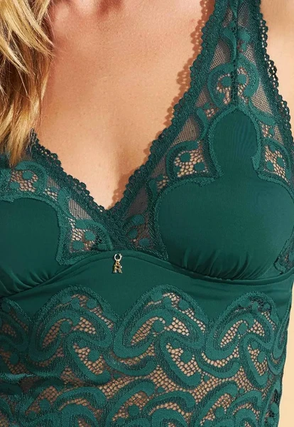 BABYDOLL EM MICROFIBRA COM RENDA AMNI RECCO