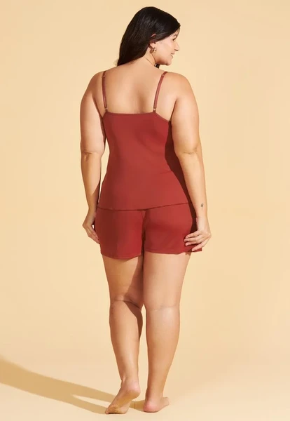 BABYDOLL EM MICROFIBRA COM RENDA AMNI RECCO