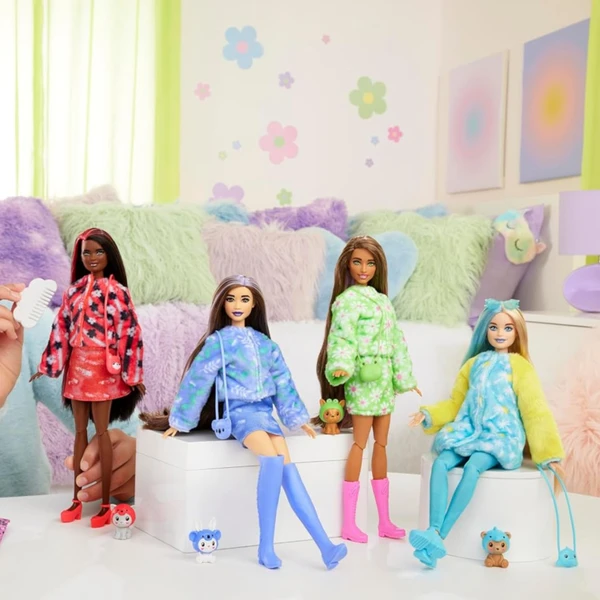 BARBIE CUTIE REVEAL DISFARCES ENGRACADOS DE ANIMAIS SORTIDA MATTEL