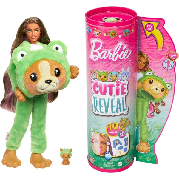 BARBIE CUTIE REVEAL DISFARCES ENGRACADOS DE ANIMAIS SORTIDA MATTEL