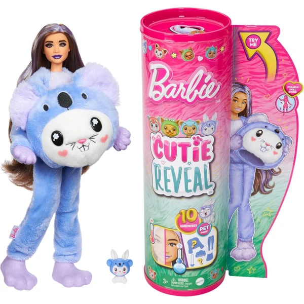 BARBIE CUTIE REVEAL DISFARCES ENGRACADOS DE ANIMAIS SORTIDA MATTEL