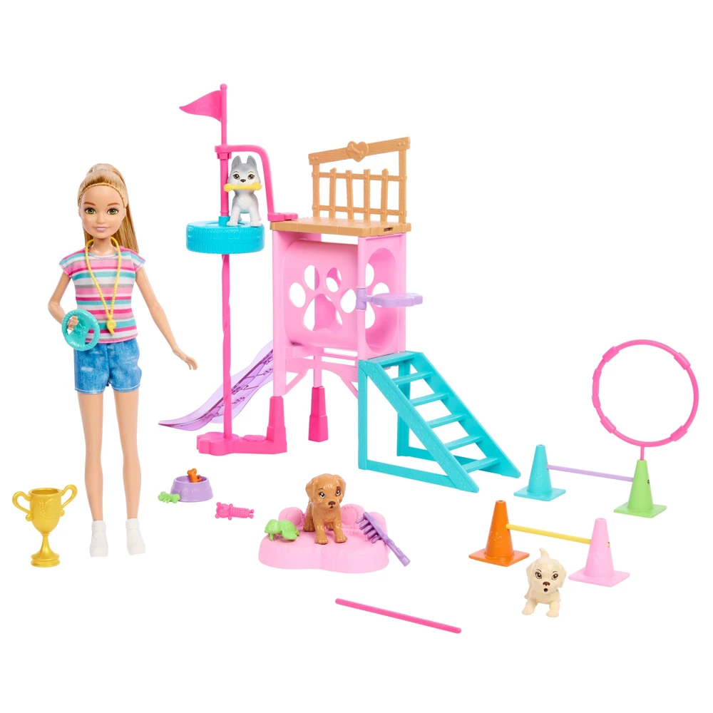 BARBIE STACIE AO RESGATE TREINADORA DE CACHORRINHOS MATTEL