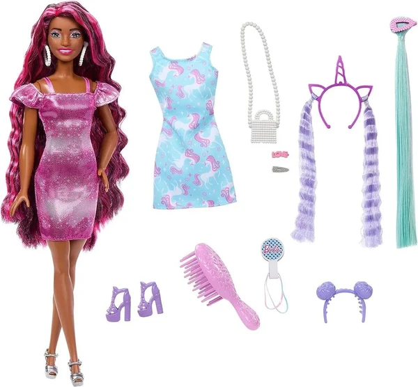 BARBIE TOTALLY HAIR CORES DE NEON MATTEL