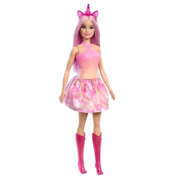 BARBIE UNICÓRNIO SAIA DE SONHO ROSA MATTEL
