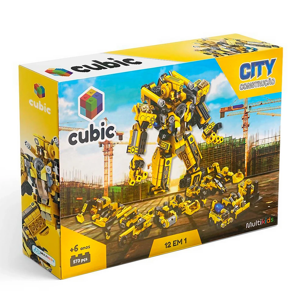 BLOCOS DE MONTAR MULTIKIDS CITY CONSTRUÇÃO