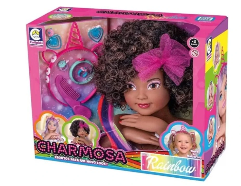BONECA CHARMOSA RAINBOW