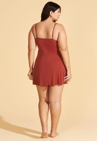 CAMISOLA MIDI EM MICROFIBRA COM RENDA AMNI RECCO