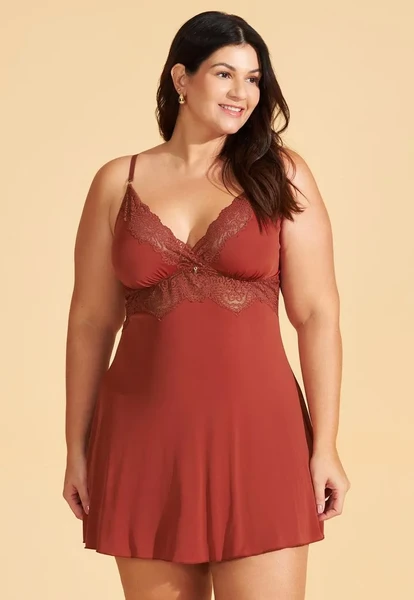 CAMISOLA MIDI EM MICROFIBRA COM RENDA AMNI RECCO