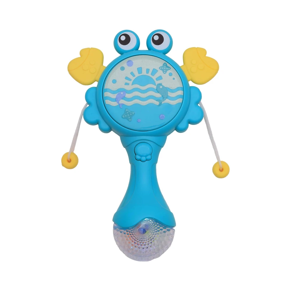 CHOCALHO CARANGUEJO MUSICAL AZUL ZIPPY TOYS