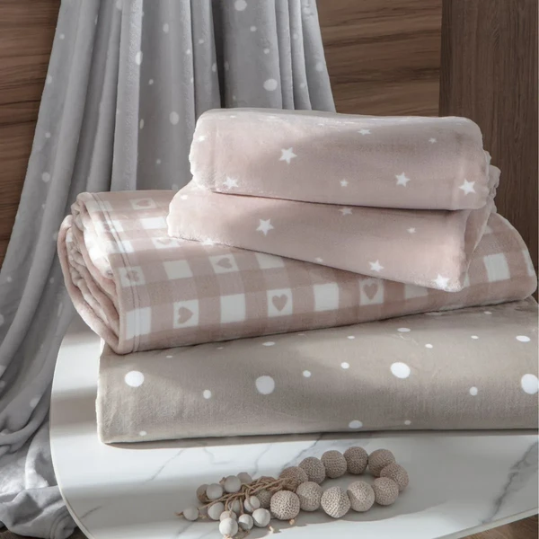COBERTOR CASAL VINTAGE ROSE STAR CASA K