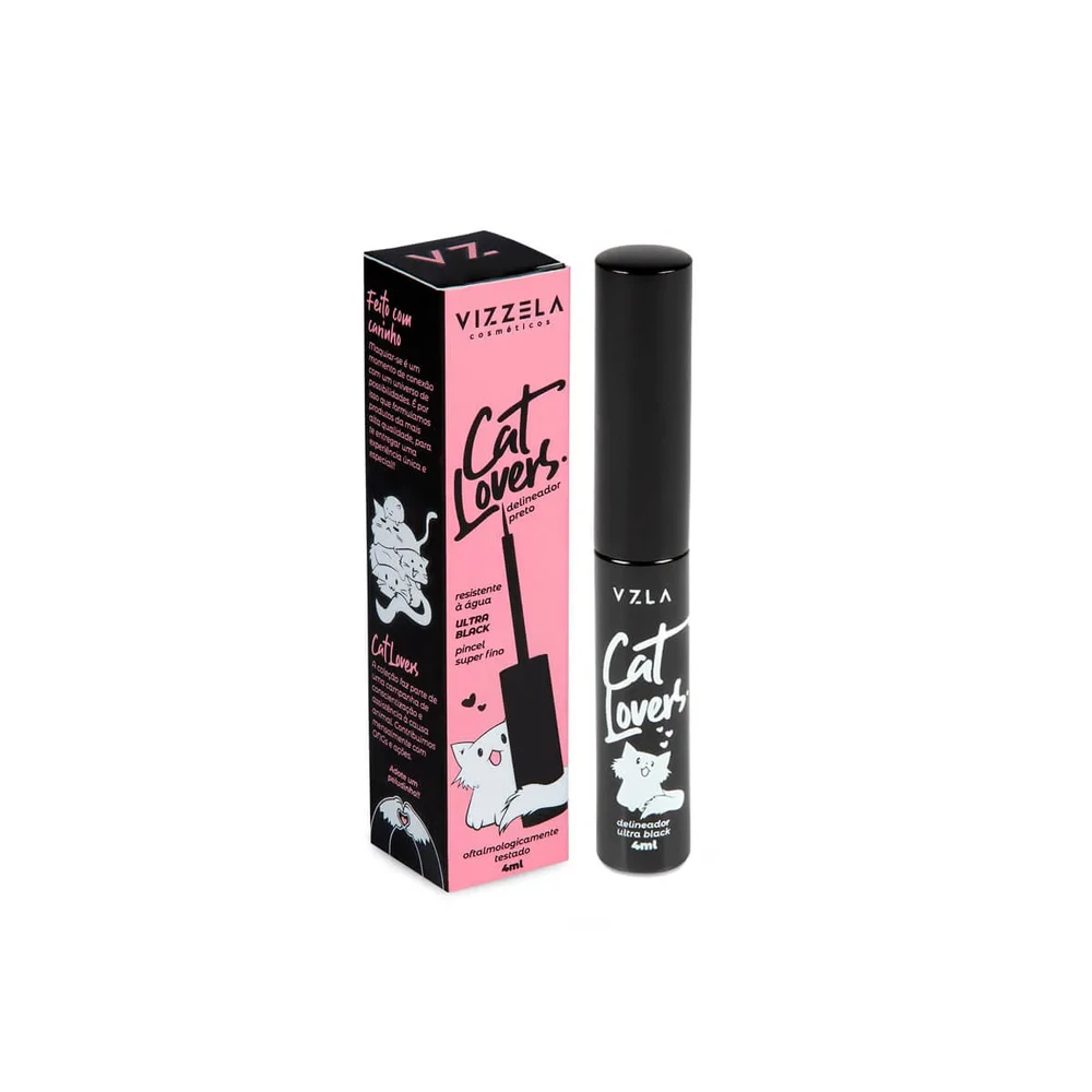 DELINEADOR VIZZELA ULTRA BLACK CAT LOVERS