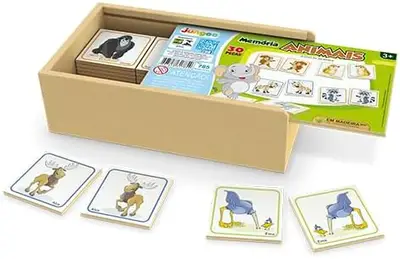 JOGO JUNGES DE MEMÓRIA ANIMAIS – ESTOJO