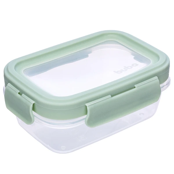 KIT 3 POTINHOS HERMÉTICOS VERDE BUBA