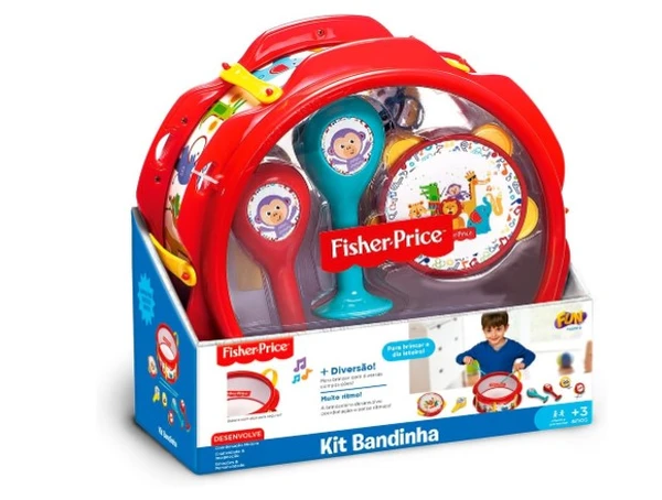 KIT BANDINHA FISHER PRICE MULTICOR