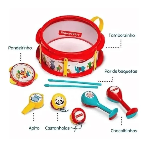 KIT BANDINHA FISHER PRICE MULTICOR