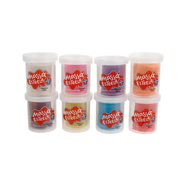 KIT DE MASSINHA ESTRELA CORES