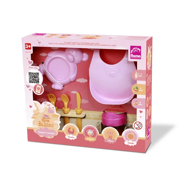 KIT PRIMEIRAS COMIDINHAS ROMA JENSEN BABIE