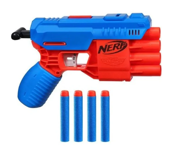 LANÇADOR NERF ALPHA STRIKE CLAW DUAL QS-4 HASBRO