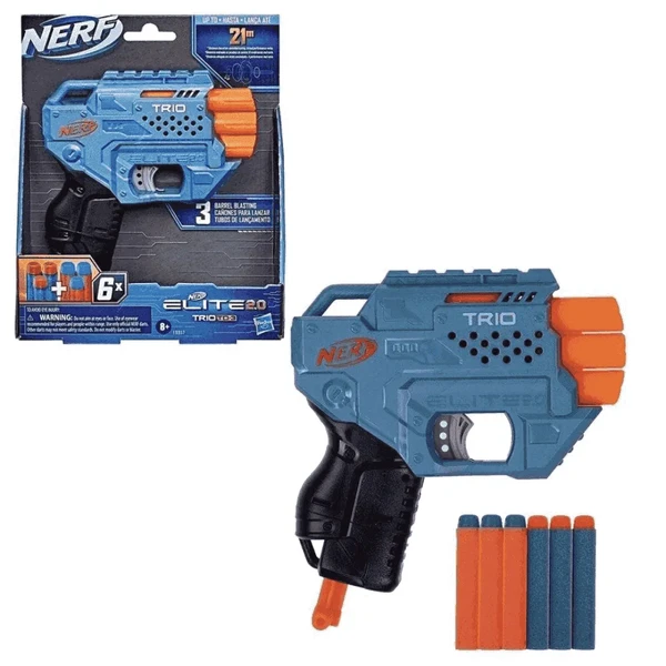 LANÇADOR NERF ELITE 2.0 TRIO TD-3 HASBRO