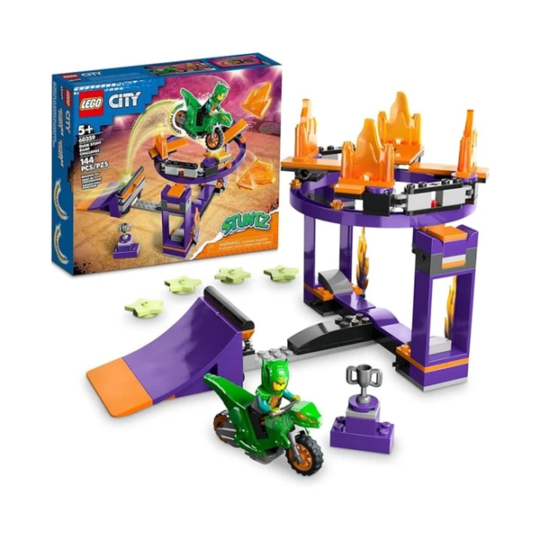 LEGO CITY DESAFIO EM DESCIDA DE RAMPA DE ACROBACIAS