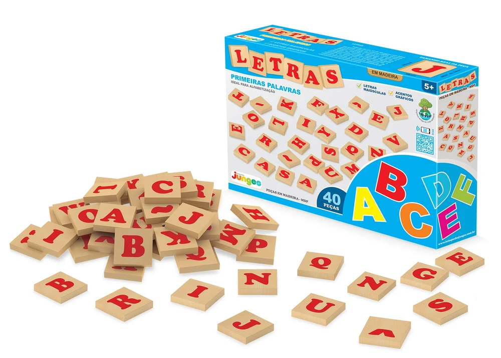 LETRAS 40 PEÇAS JUNGES