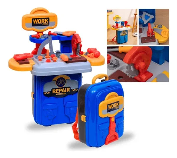 MALETA MOCHILA FERRAMENTAS 3 EM 1 ZIPPY TOYS