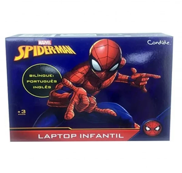MINIGAME LAPTOP SPIDERMAN COM TELA INCORPORADA