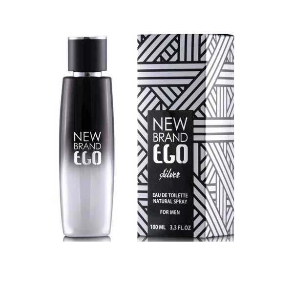 PERFUME NEW BRAND EGO SILVER FOR MEN 100ML
