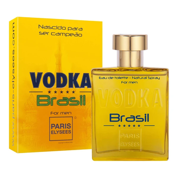 PERFUME PARIS ELYSEES VODKA BRASIL AMARELO 100ML