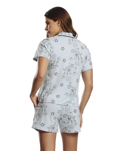 PIJAMA CURTO AMERICANO FLORA PAULIENNE