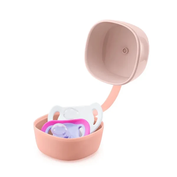 PORTA CHUPETA FISHER PRICE SOFT ROSA