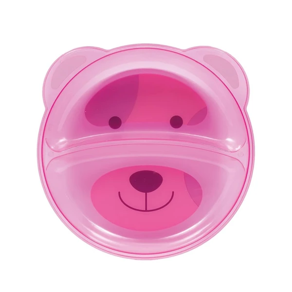 PRATO BUBA URSINHO COM DIVISÓRIA ROSA