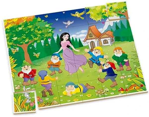 QUEBRA-CABEÇA BRANCA DE NEVE COM ESTOJO JUNGES
