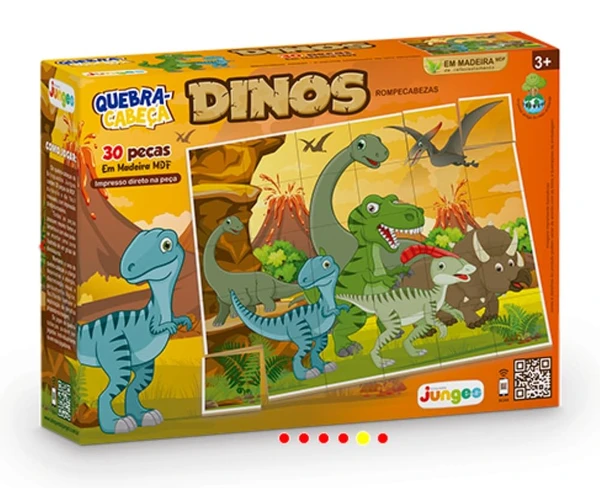 QUEBRA-CABEÇA DINOS JUNGES