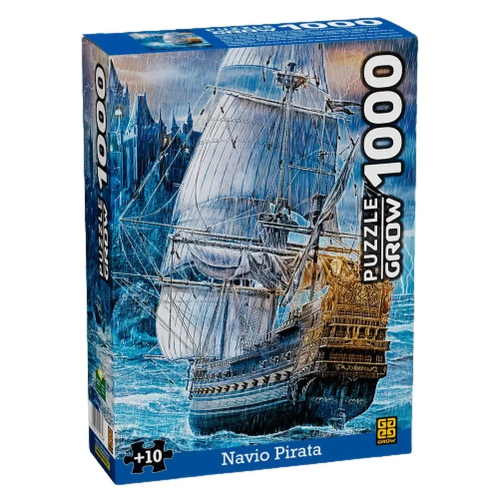 QUEBRA-CABEÇA NAVIO PIRATA 1000 PCS GROW