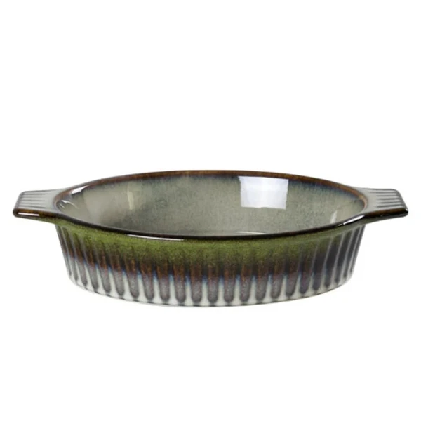 TRAVESSA OVAL FULL FIT CERÂMICA 1,4L VERDE