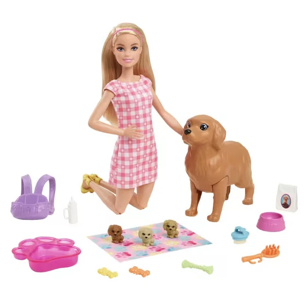 BARBIE CACHORRINHOS RECÉM NASCIDOS MATTEL