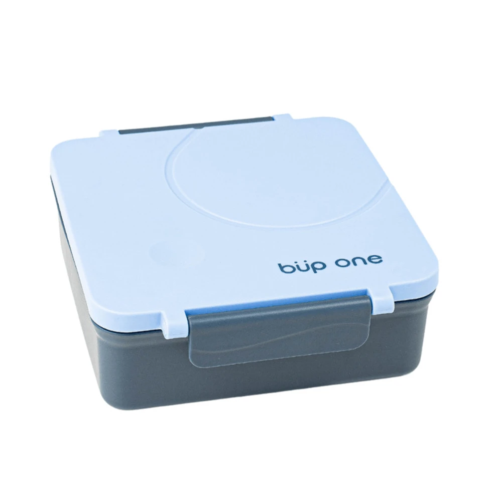 BENTO BOX COM 3 DIVISÓRIAS E POTE TÉRMICO AZUL BUP ONE