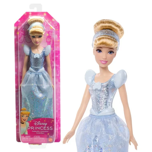 BONECA DISNEY PRINCESAS SAIA CINTILANTE SORTIDA MATTEL