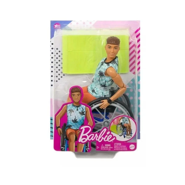 BONECO BARBIE FASHIONISTA CADEIRA DE RODAS KEN MATTEL