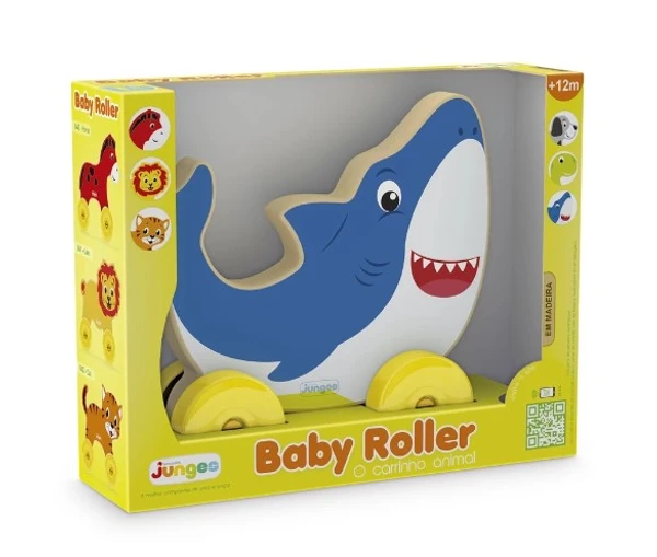 CARRINHO TUBARÃO BABY ROLLER SHARK