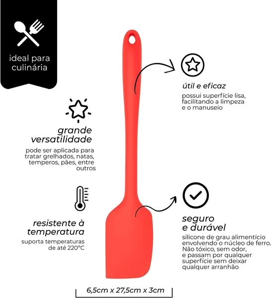 ESPÁTULA DE SILICONE GRANDE 28CM MIMO