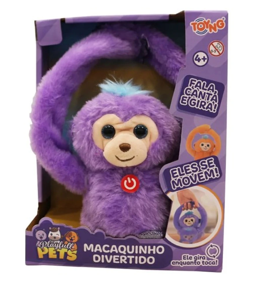 MACAQUINHO DE PELÚCIA  TOYNG