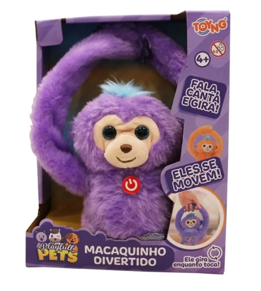 MACAQUINHO DE PELÚCIA TOYNG