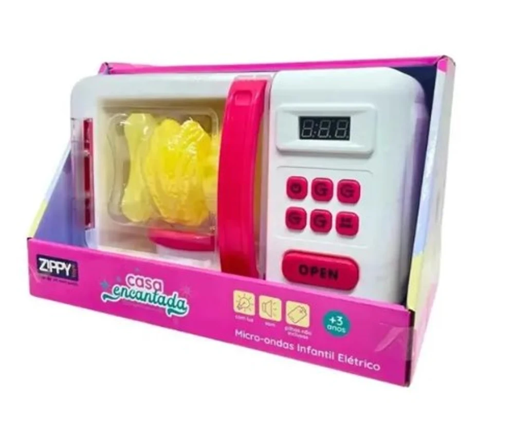 MICROONDAS COM LUZ E SOM ZIPPY TOYS